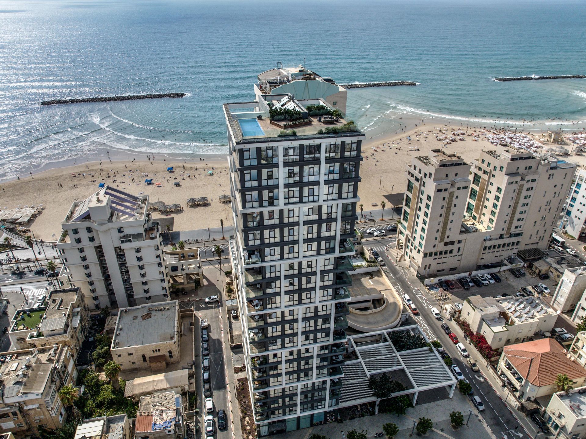 Appartement exclusif dans une tour de luxe en front de mer à Tel Aviv